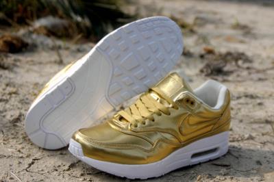 Cheap Nike air max 87 Women sneaker all gold wholesale No. 117